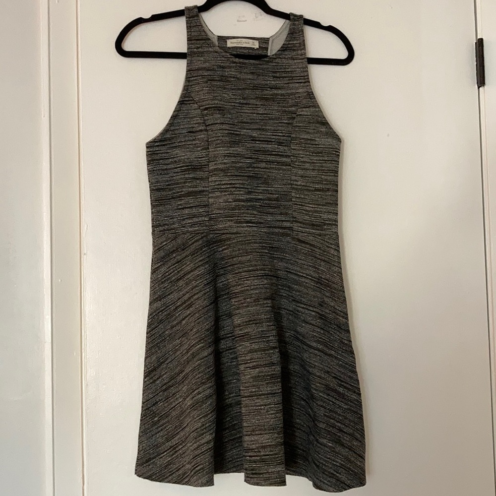 High Neck Skater Dress